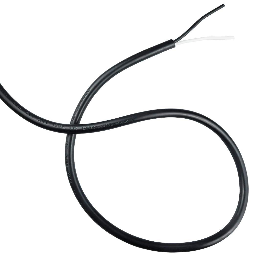 Pinfox 2 Prong Polarized 18 Gauge 10Ft Replacement Power Cord Pigtail Tool Heavy Duty 110V 115V 120V Supply Cable For Ac Applian