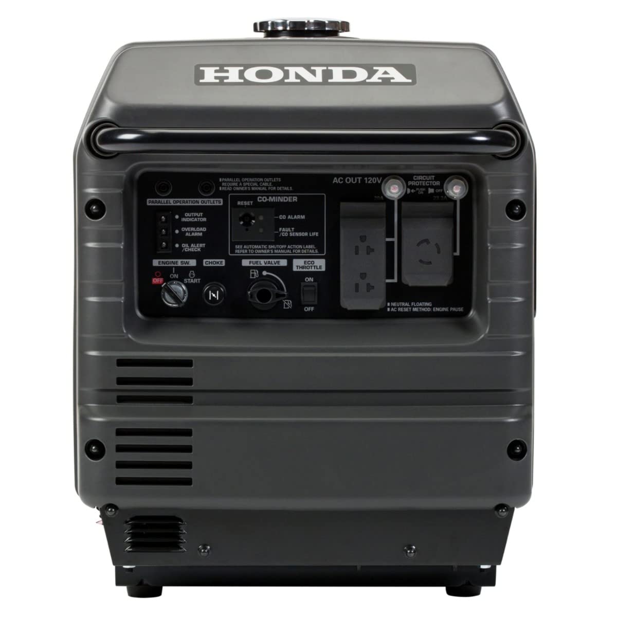 Honda Eu3000Is1An 3000 Watt 120 Volt Inverter Generator With Co Minder   49 State 664270