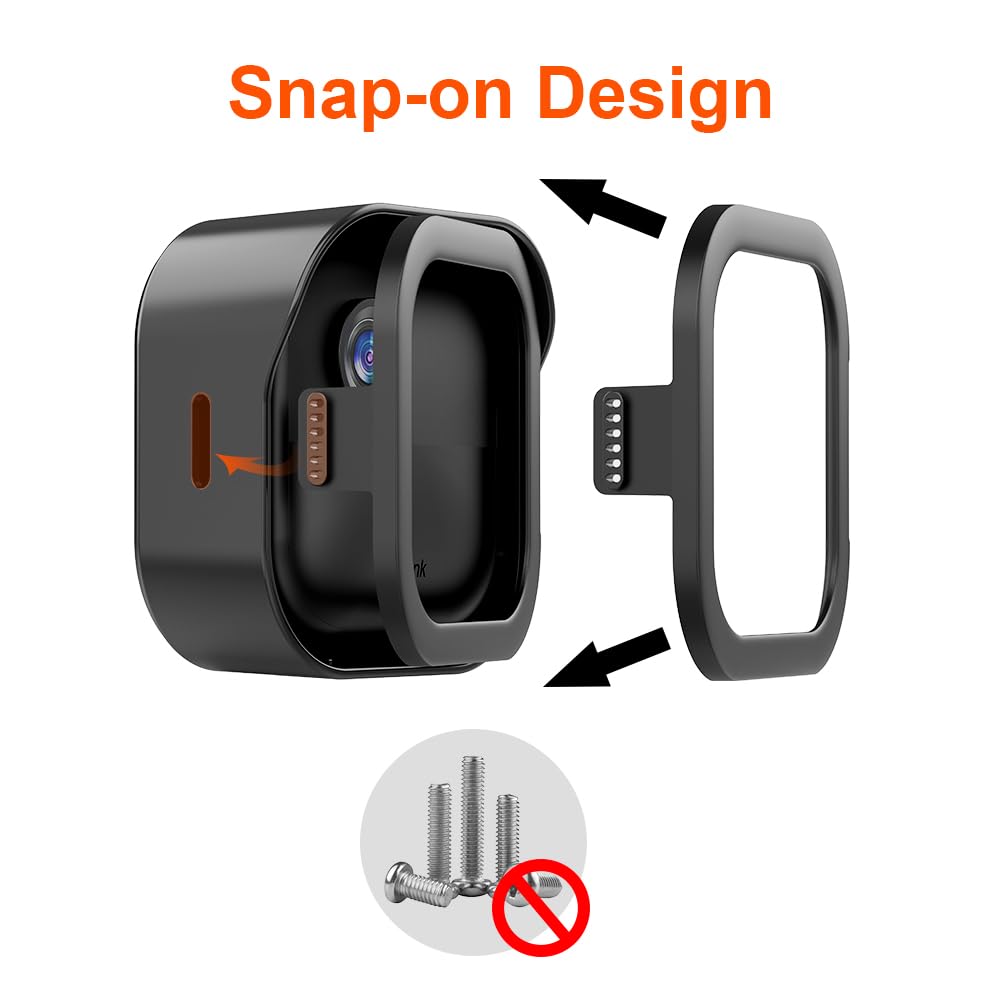 All New Blink Outdoor Camera Mount,Compatible With Blink Outdoor (4Th & 3Rd Gen) Camera,360 Degree Adjustable Wall Mount With Blink Sync Module Wall Mount,Blink Cameras Are Not Included (3Pack,Black)