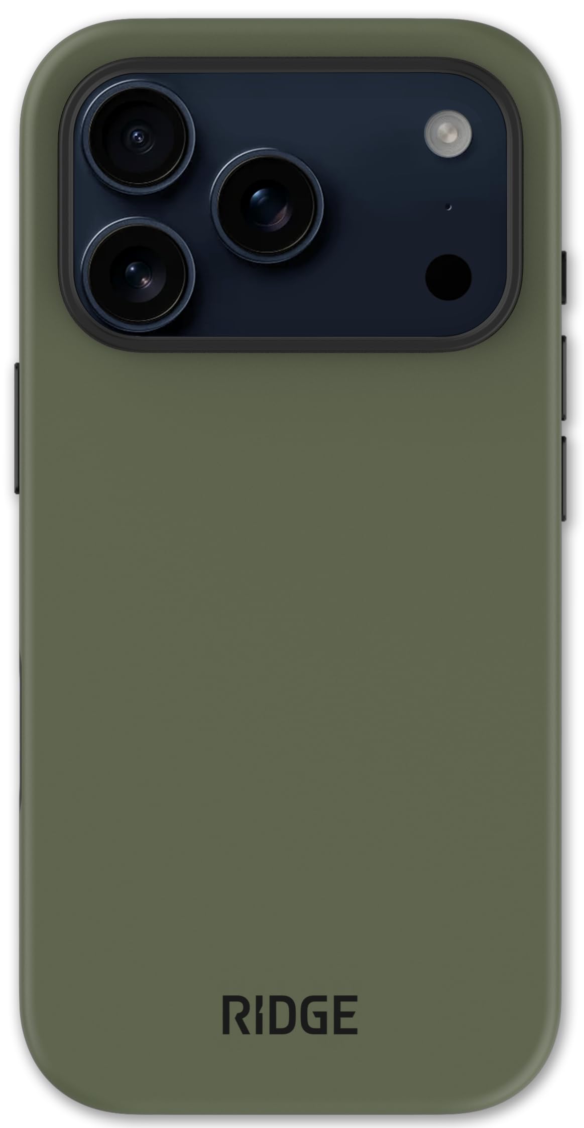 Ridge Case Compatible with iPhone 17 PRO MAX - Compatible with MAGSAFE & Wireless Charging, Aluminum Control Buttons, Dual-Layer