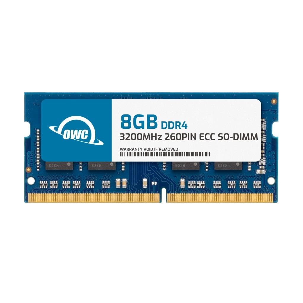 Owc 8Gb Ddr4 3200Mhz Pc4 25600 Cl22 1Rx8 Ecc Unbuffered Sodimm 1.2V 260 Pin Memory Ram