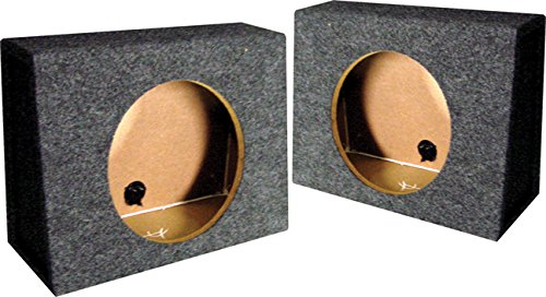 Qpower Qtw12S *Tw12* Empty Split Woofer Box Angle 12; Mounts Behind Seat