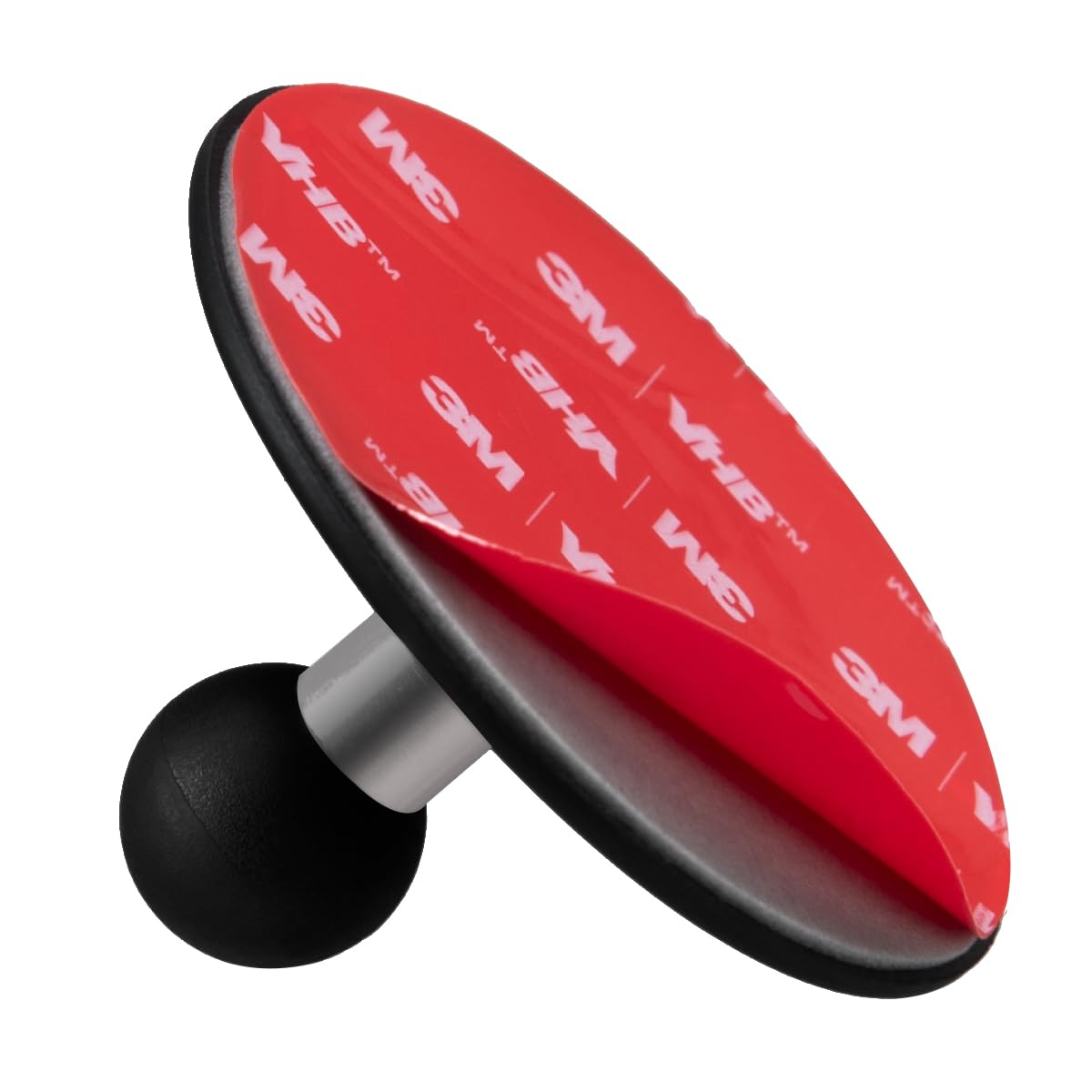 Fanaue Flex Adhesive Ball Base Compatible With Garmin Gps Bracket And 17Mm Double Socket Arm, 17Mm Ball Head Adapter For Motorcy