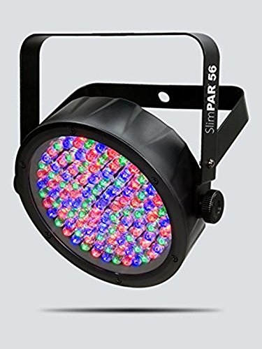 Chauvet Dj Slimpar 56 Led Par Can Wash Light W/Built In And Sound Activated Modes , Black