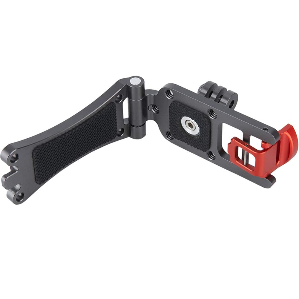 Niceyrig Backpack Mount Clamp For Gopro Hero 11/10/9/8/7/6, Dji Osmo Action 4, Universal Backpack Strap Mounting Clip [ Aluminum