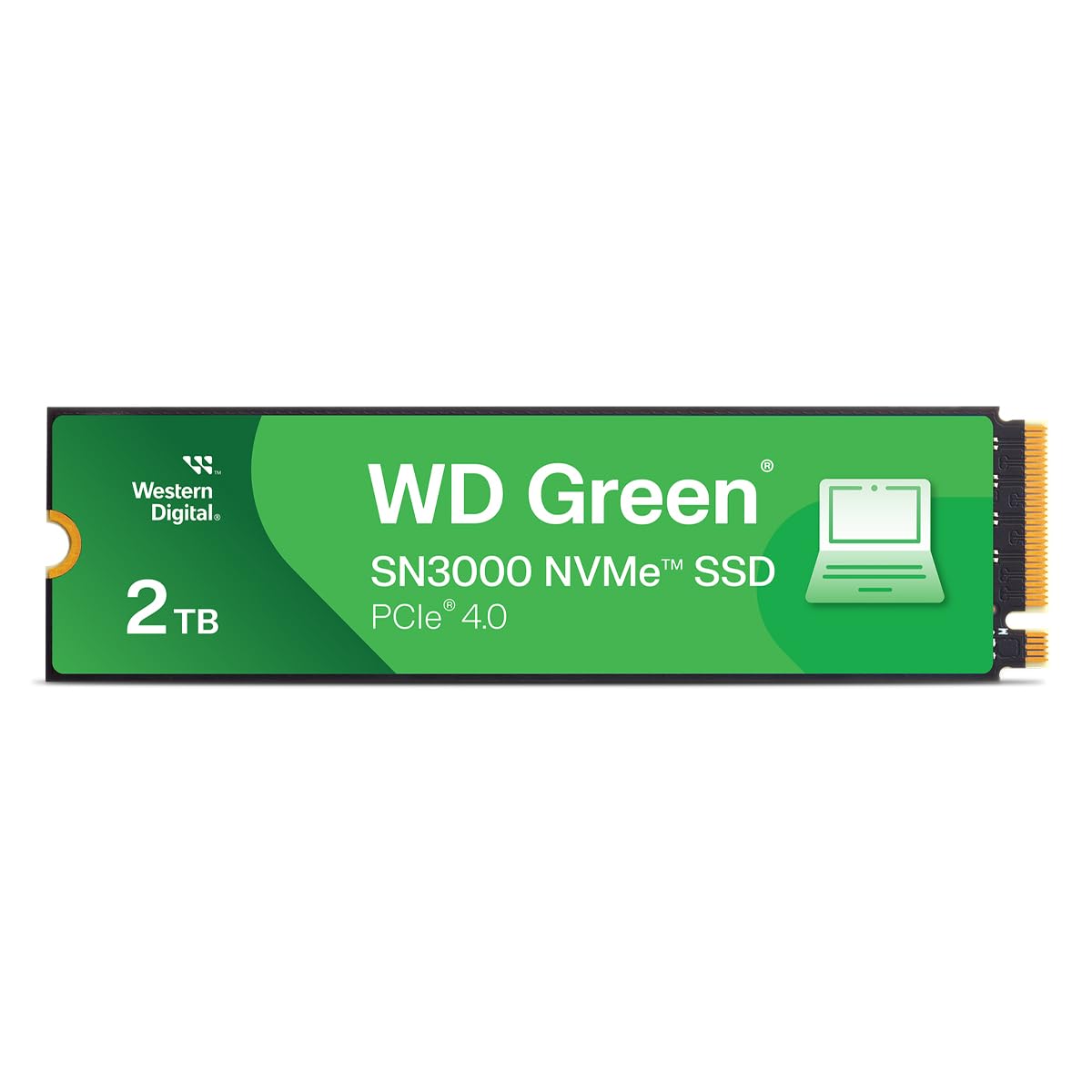 2Tb Wd Green Sn3000 Pcie Nvme Qlc, M.2 2280