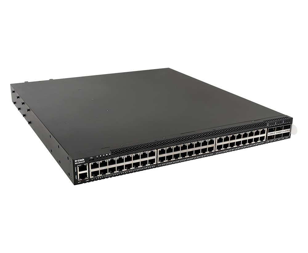 54-Port 10Gbe Managed Switch Including 6 100G Qsfp28 Ports