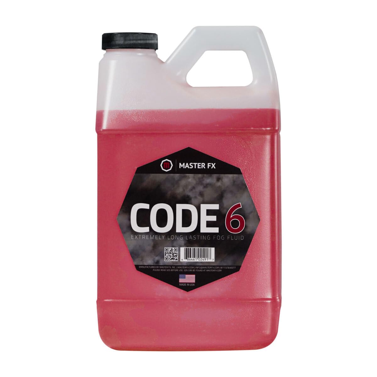 Code 6 Fog    Extremely Long Lasting Fog Fluid   1/2 Gallon