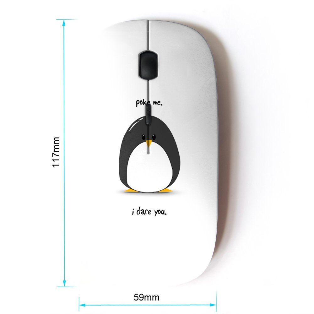 Koolmouse [ Optical 2.4G Wireless Mouse [ Funny Poking Penguin ]