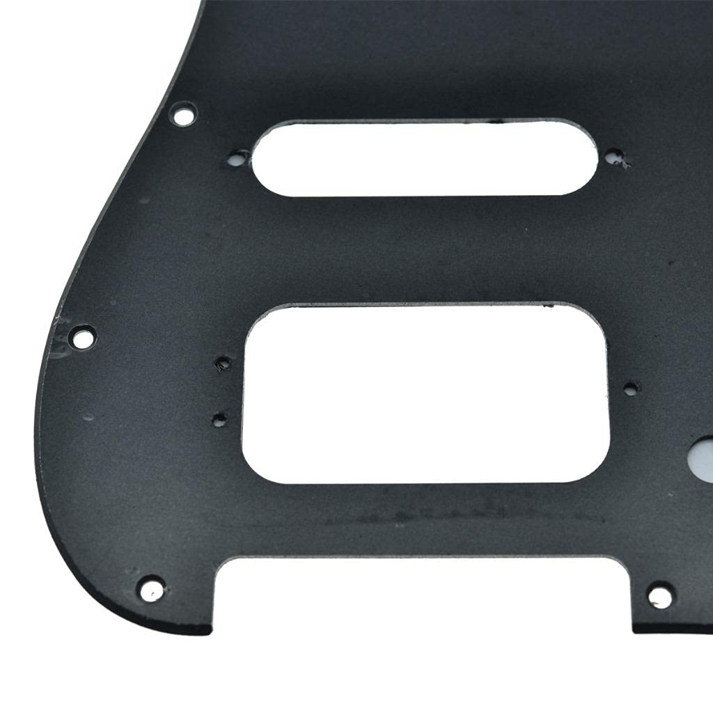 Dopro 11 Hole Strat Hss Guitar Pickguard 3 Screw Humbucking Pickup Mount Fits American Fender Stratocaster Matte Black