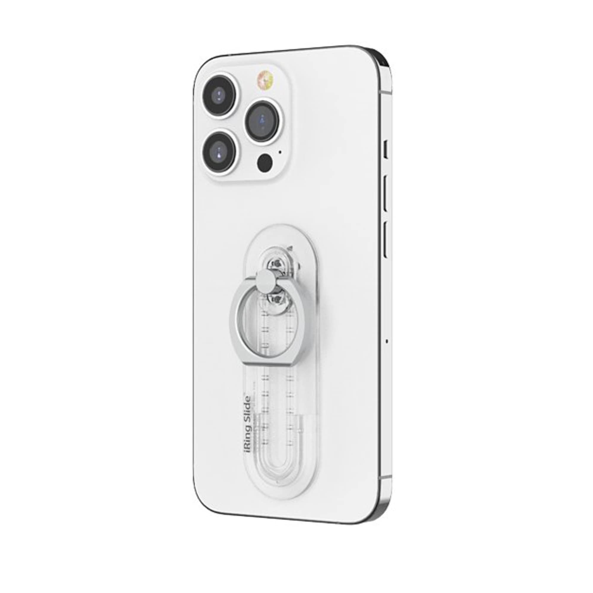 AAUXX UMS-IR13SLSTP iRing Slide Single Eye Ring, Mobile Phone Ring, Smartphone Fall Prevention, Safety Grip & Portable Stand, Wi