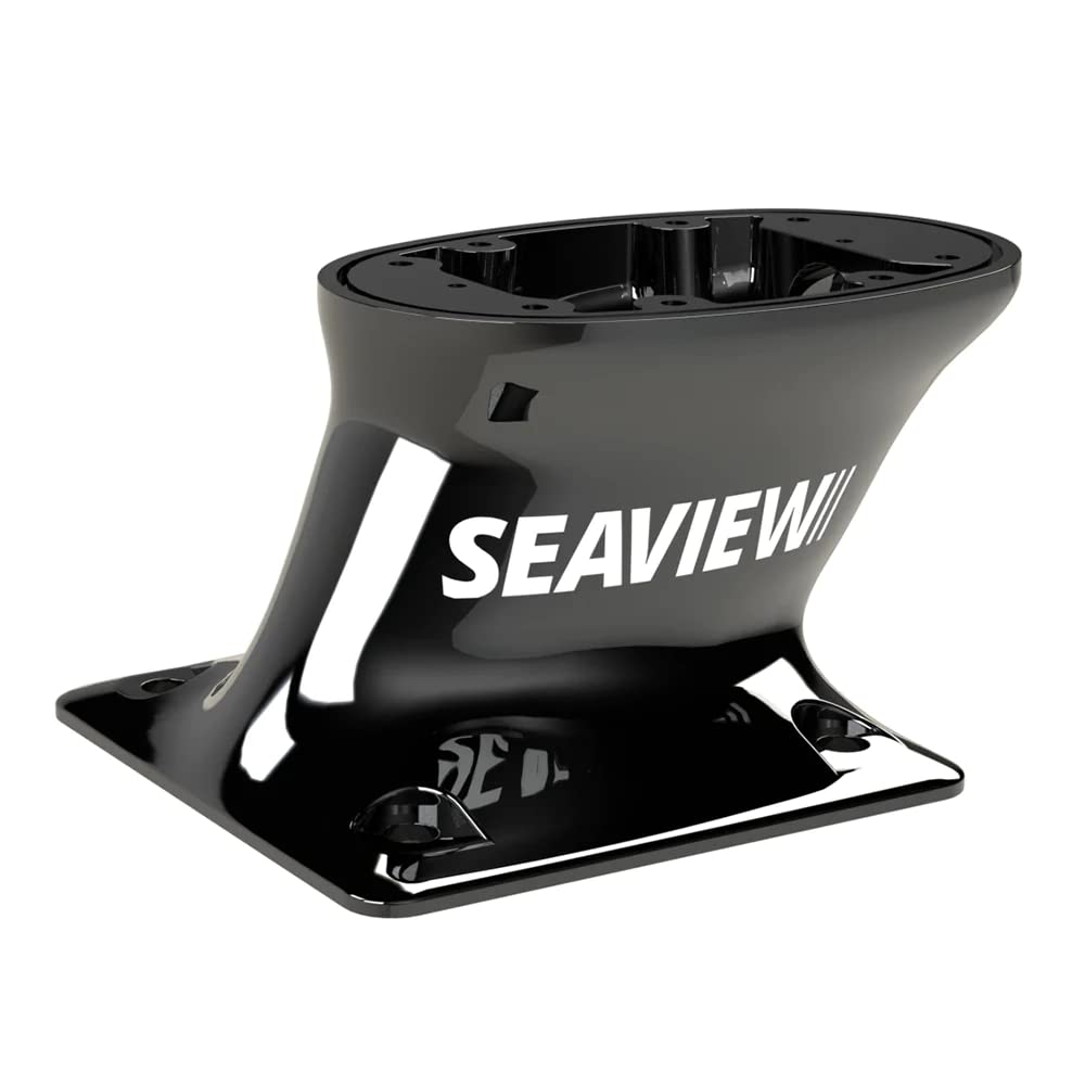 Seaview 5'' Modular Mount Aft Raked 7X7 Base Top Plate Required   Black