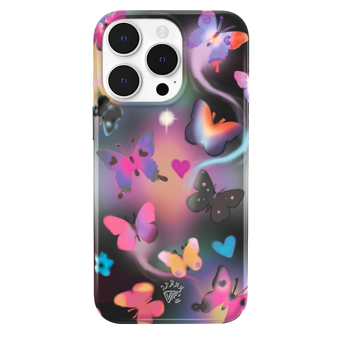 VELVET CAVIAR for iPhone 14 Pro Max Case - Compatible with MagSafe - 10ft Drop Tested - Galaxy Glitter