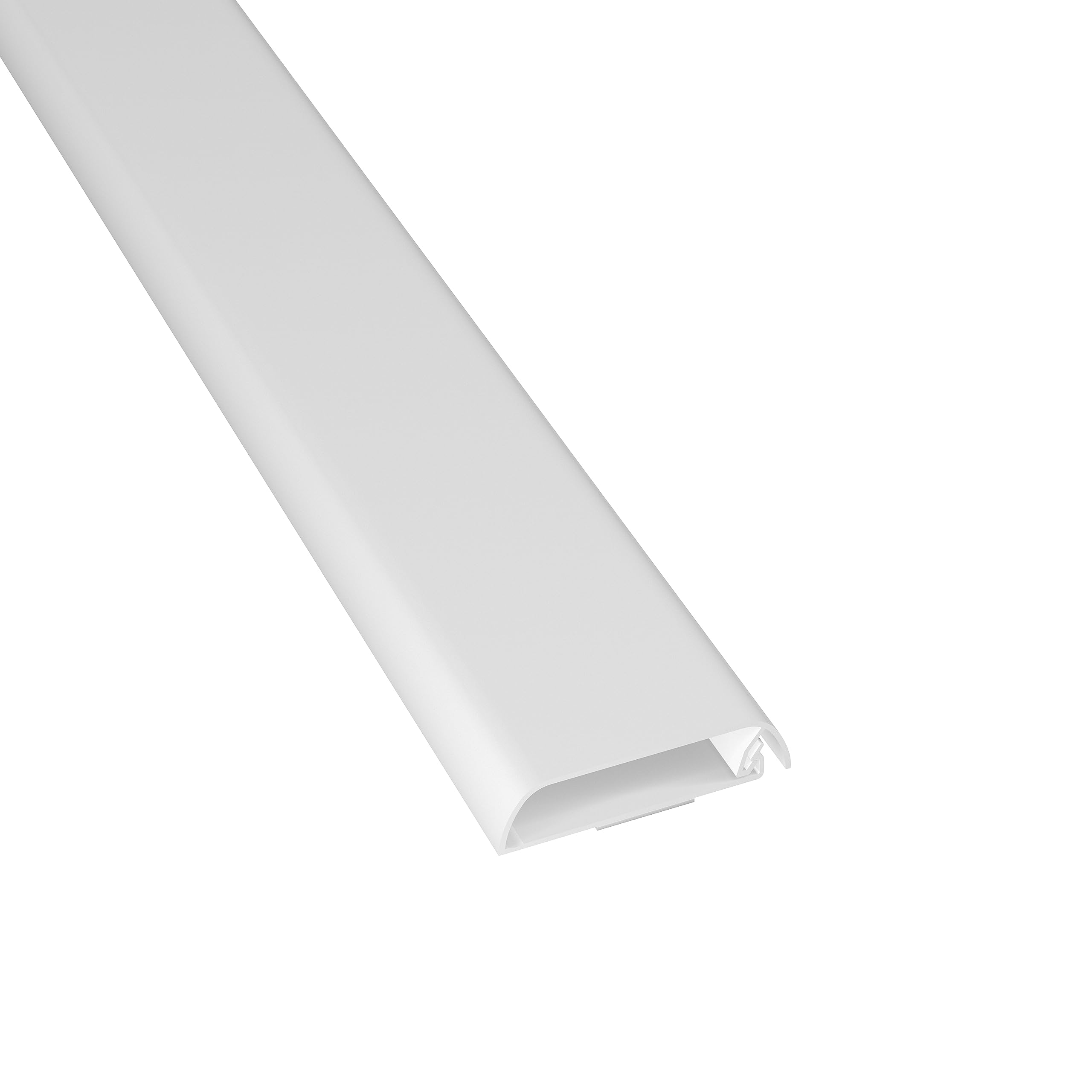 DLine TV Wall Mount Cord Hider, Hide Mounted TV Cables, Wire Covers, Self Adhesive Cover for Cords, Paintable, Low Profile, Sea