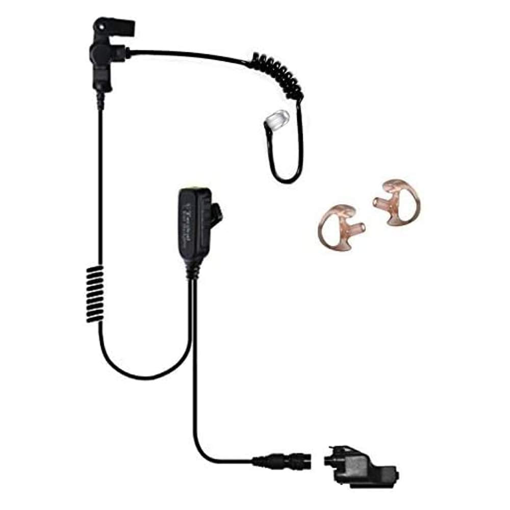 Tactical Ear Gadgets Ep1323Qr Hawk Lapel Microphone For Motorola Xts5000 Xts3000 Xts2500 Radio (Black Tube)