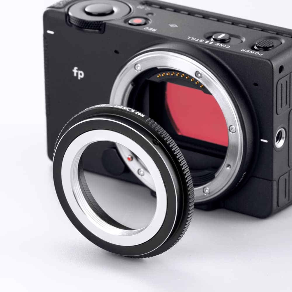 K&F Concept Lens Mount Adapter M39 L Manual Focus Compatible With Leica M39 Lens To L Mount Camera Body