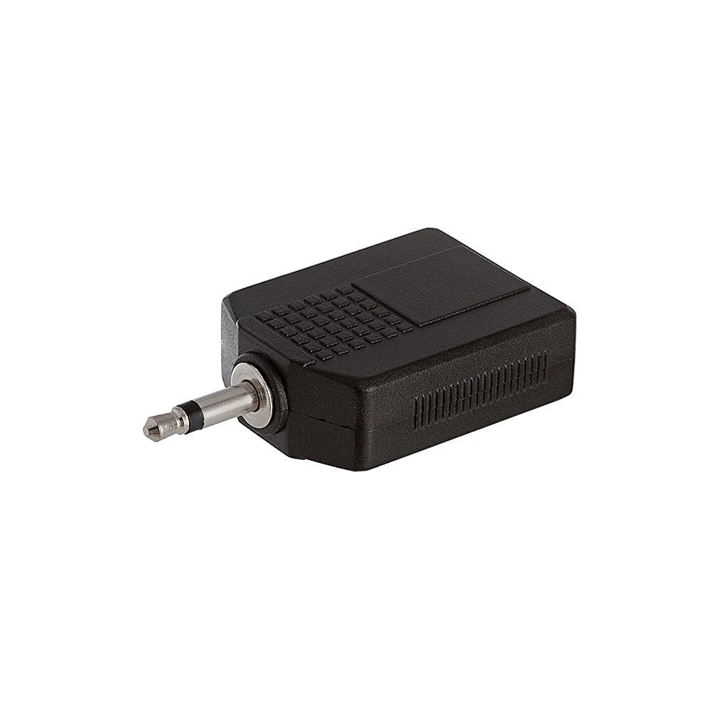 Cmple - 3.5mm Mono Plug to 2x6.35mm Mono Jack Adapter