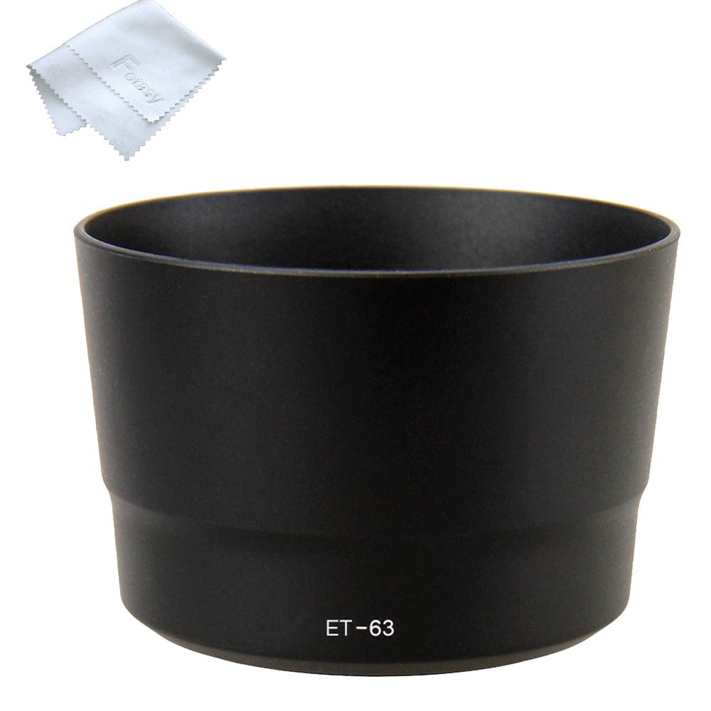 Fotasy Dedicated Bayonet Lens Hood, Compatible With Canon Ef S 55 250Mm F/4 5.6 Is Stm Lens, 55 250Mm Is Stm Lens Hood, Et63, Re