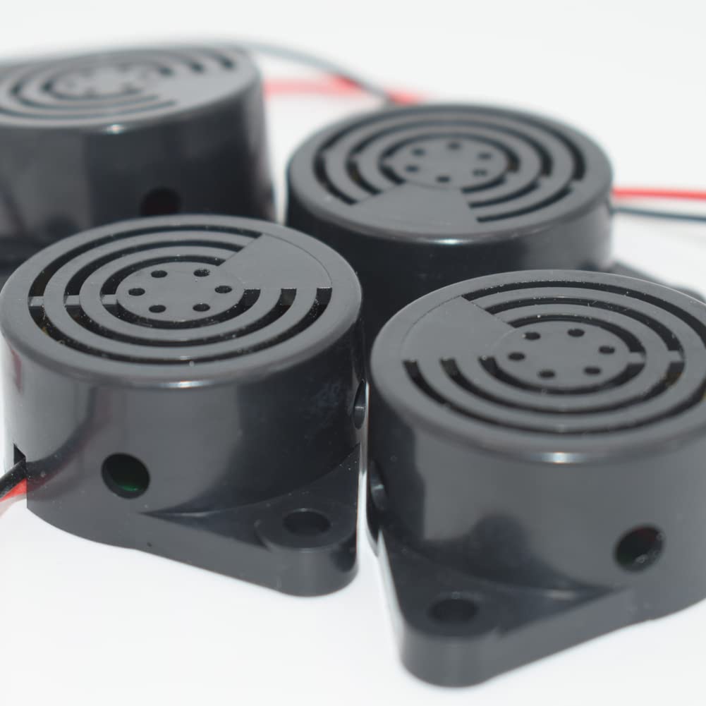 Stemedu 5Pcs Sfm 27 Dc 3 24V Alarm Siren Electronic Piezo Active Buzzer, 95Db High Decibel Continuous Beep Speaker For Arduino