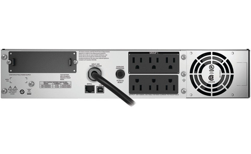 Apc Smart-Ups Rm Smt1500Rm2U 1000W/1440Va 2U Rackmount Lcd Ups System