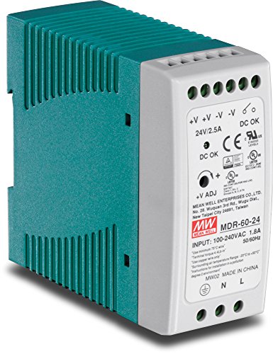 Trendnet 60 W Single Output Industrial Din Rail Power Supply, Universal Ac Input, Extreme  20 To 70   C ( 4 To 158   F) Operatin