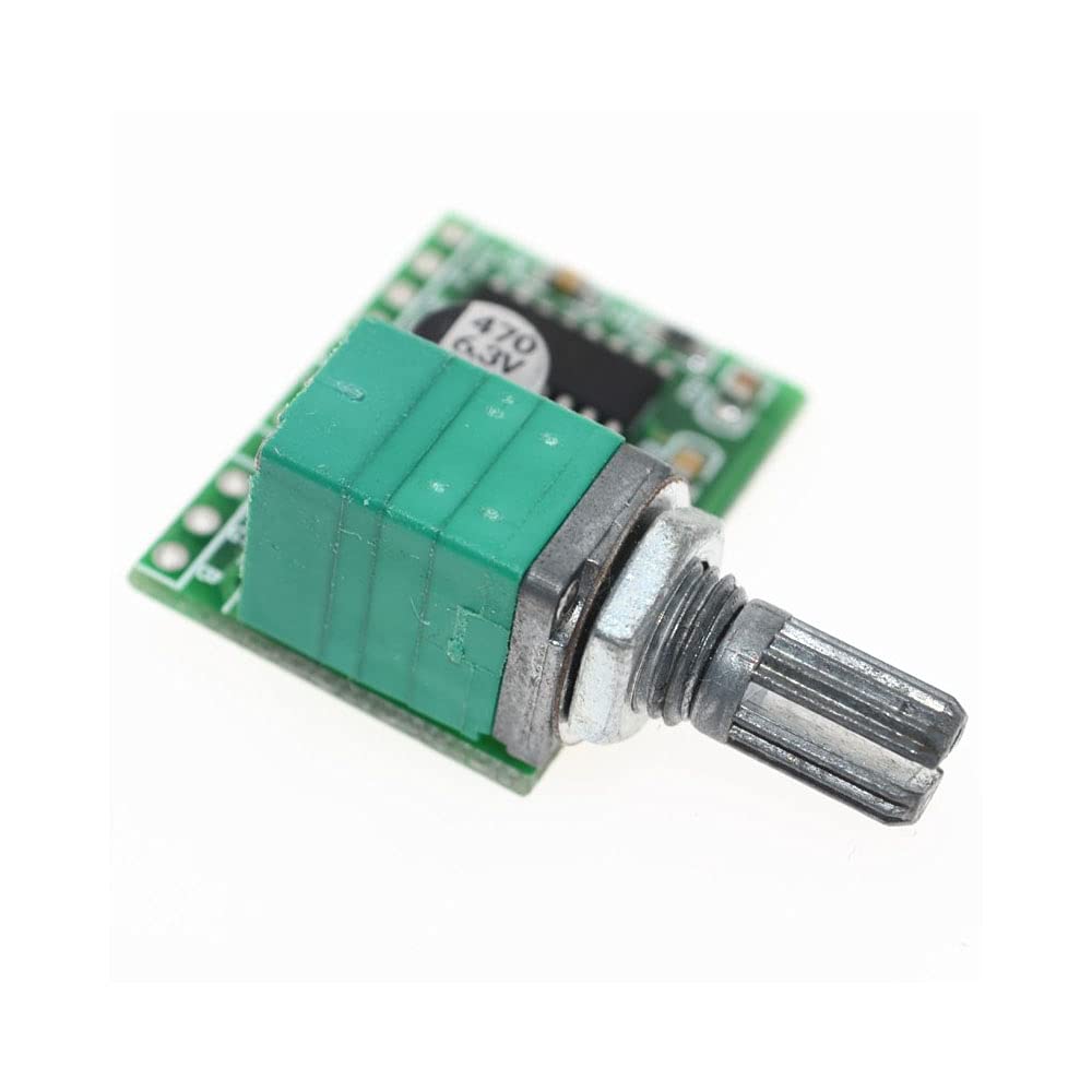 R Reifeng 5Pcs Mini Pam8403 Dc 5V 2 Channel Usb Digital Power Amplifier Board Module 2 * 3W Volume Control With Potentionmeter