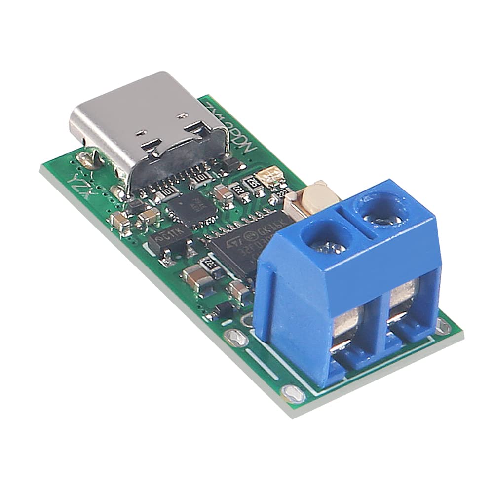 Dweii Type C Usb C Pd2.0 3.0 To Dc Usb Decoy Fast Charge Trigger Poll Detector Charging Module Zy12Pdn With Screw Terminal Pack