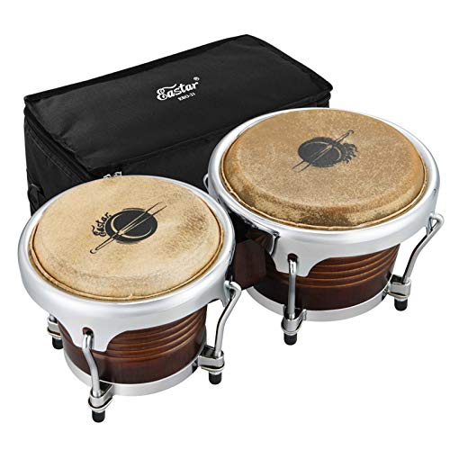 Eastar Bongo Drums 7'' And 8'' For Professional Special Antique Finish, Ebo 21