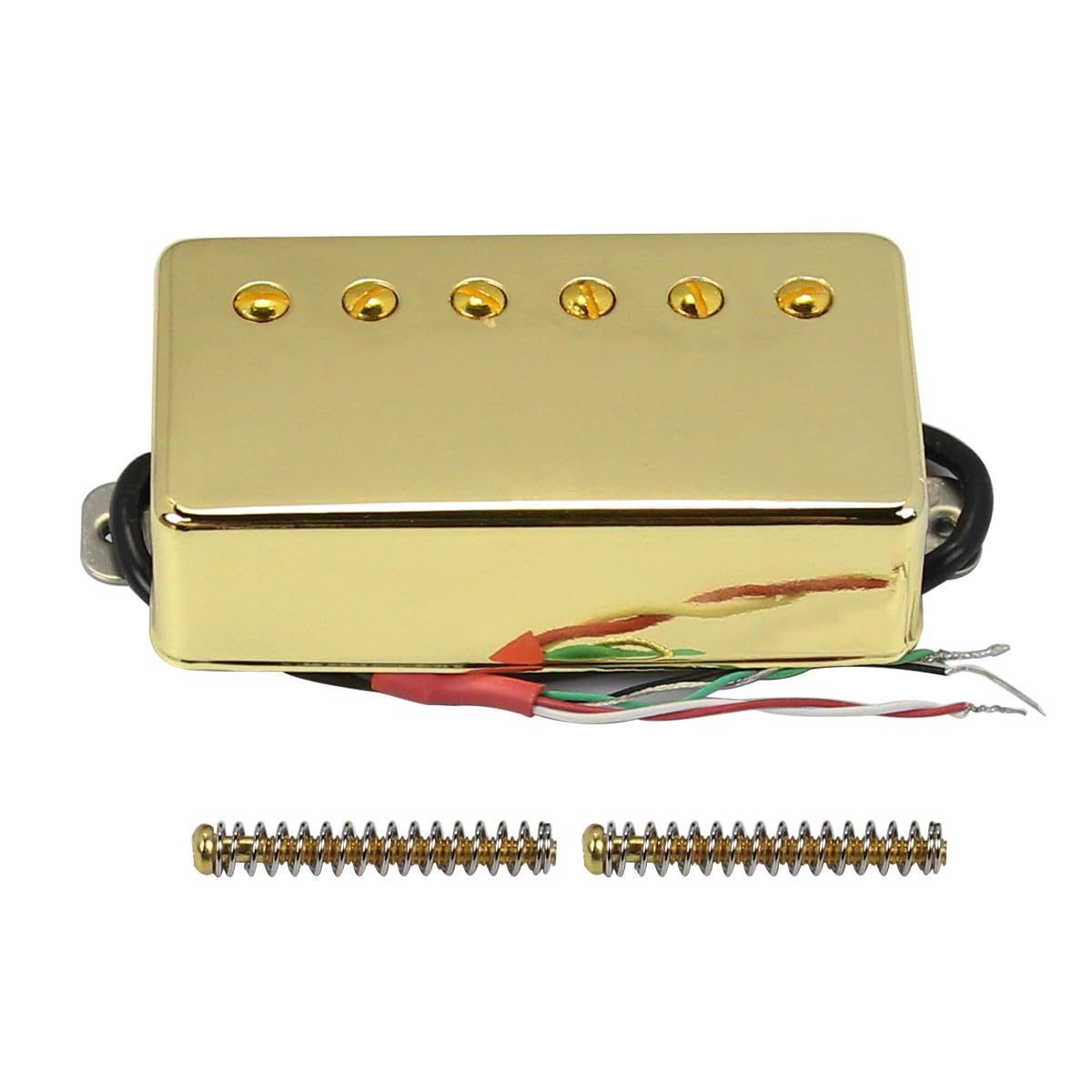 FLEOR Humbucker Pickup Ceramic Guitar Neck Pickup Golden Fit LP Style Electric Guitar