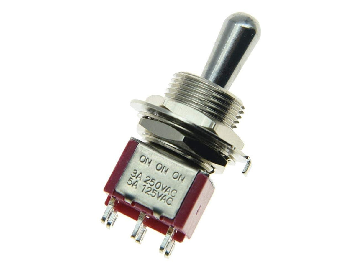 Salecom Guitar Or Amp Amplfier Dpdt 3 Way On On On Toggle Switch Sealed Fat Bat Toggle