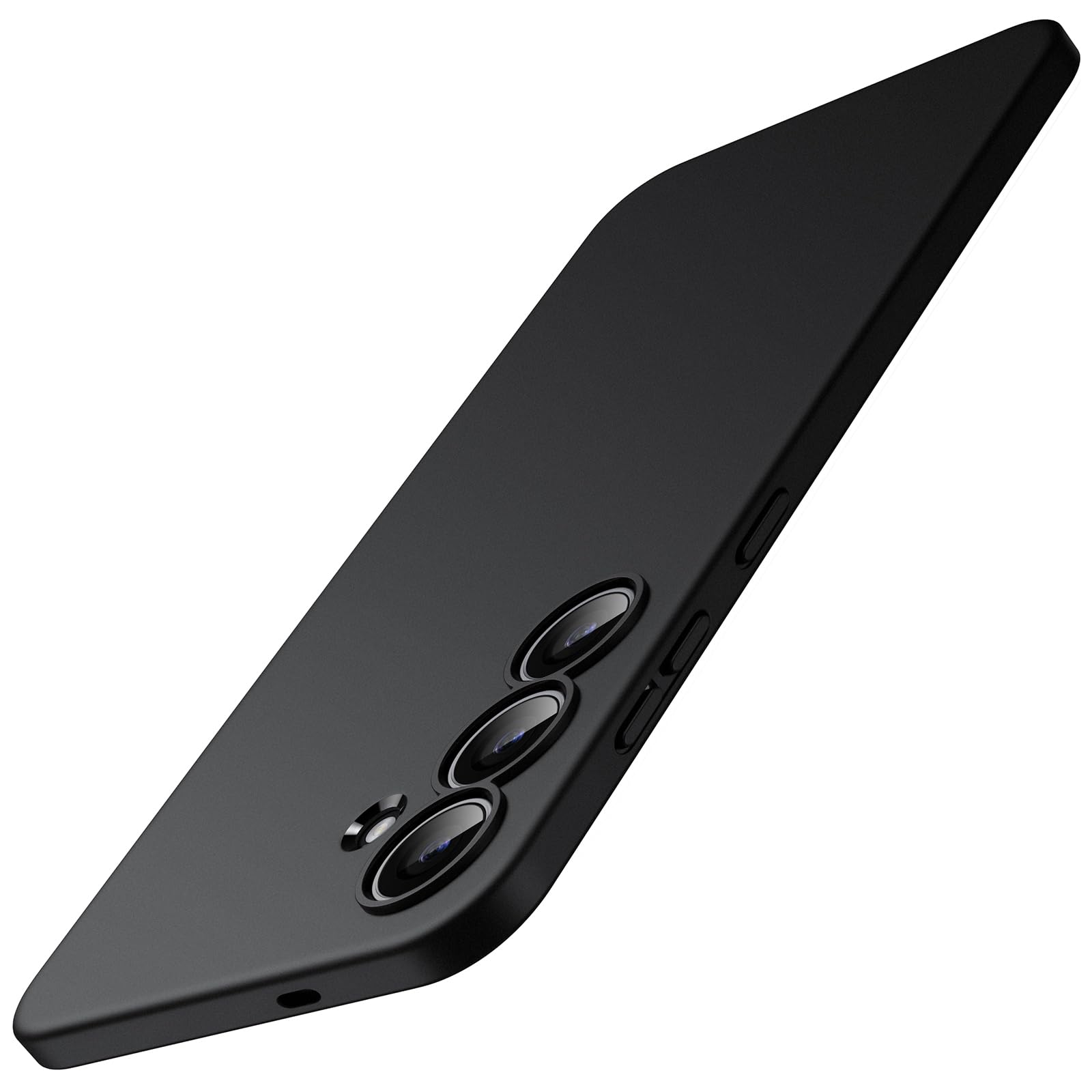 JETech Slim Fit Case for Samsung Galaxy S25 FE, Flexible Soft TPU Shockproof Thin Phone Cover with Matte Finish (Black)