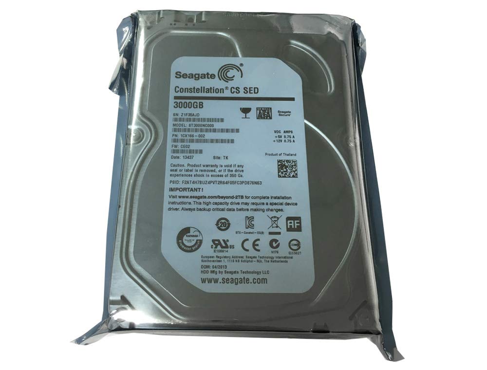 Seagate Enterprise Value HDD   Cloud Storage   3 TB 7200RPM 6Gb/s 64 MB Cache 3.5 Inch Internal Bare Drive (ST3000NC000)