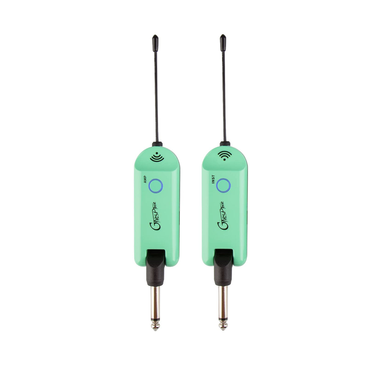 Gtrs Wireless Guitar System Uhf Guitar Transmitter Receiver Rechargeable For Electric Guitars Bass Electric Music Instruments (G