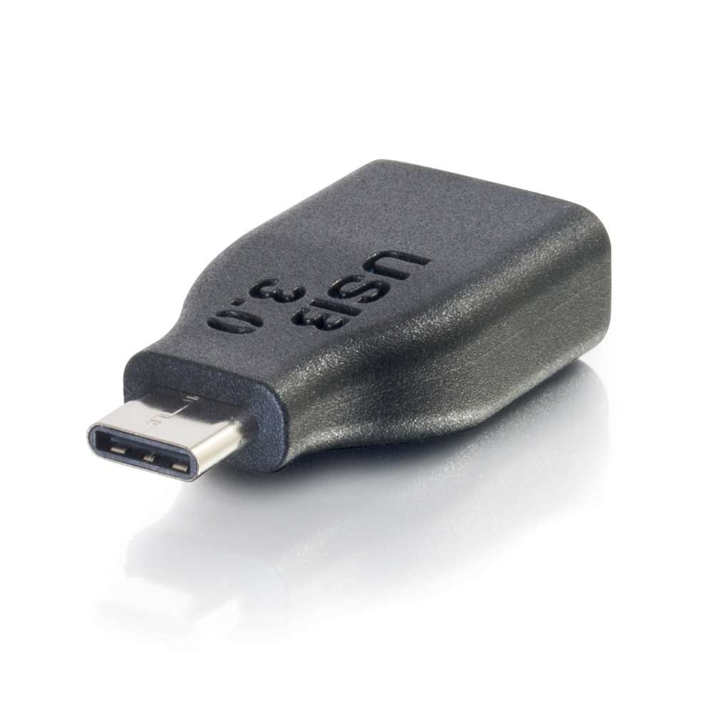 C2G USB 3.0 Adapter USB C to A Black 1.5 Inches 28868