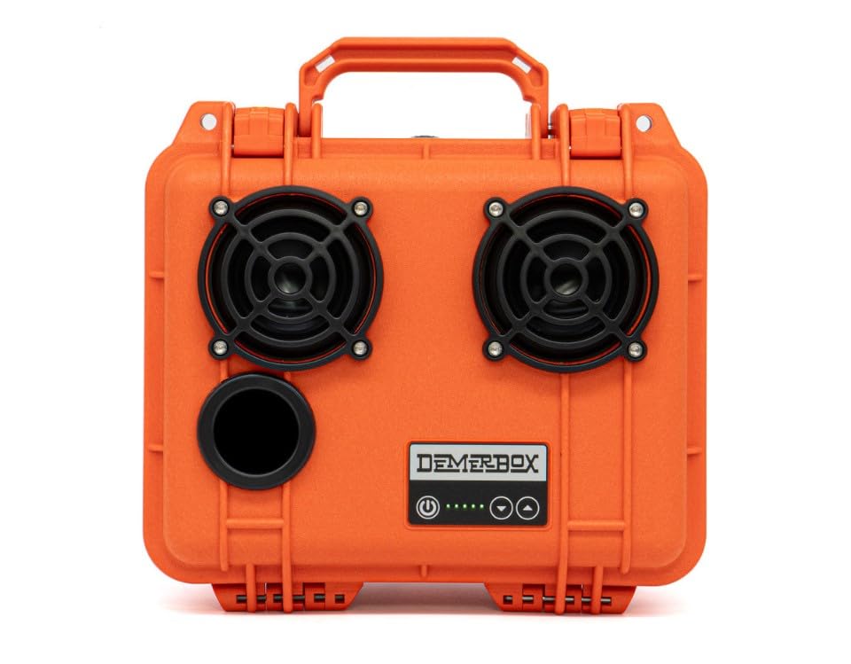 Waterproof, Portable, and Rugged Outdoor Bluetooth Speakers. Loud Sound + Deep Bass, 40+ hr Battery Life, Dry Box + USB Charging