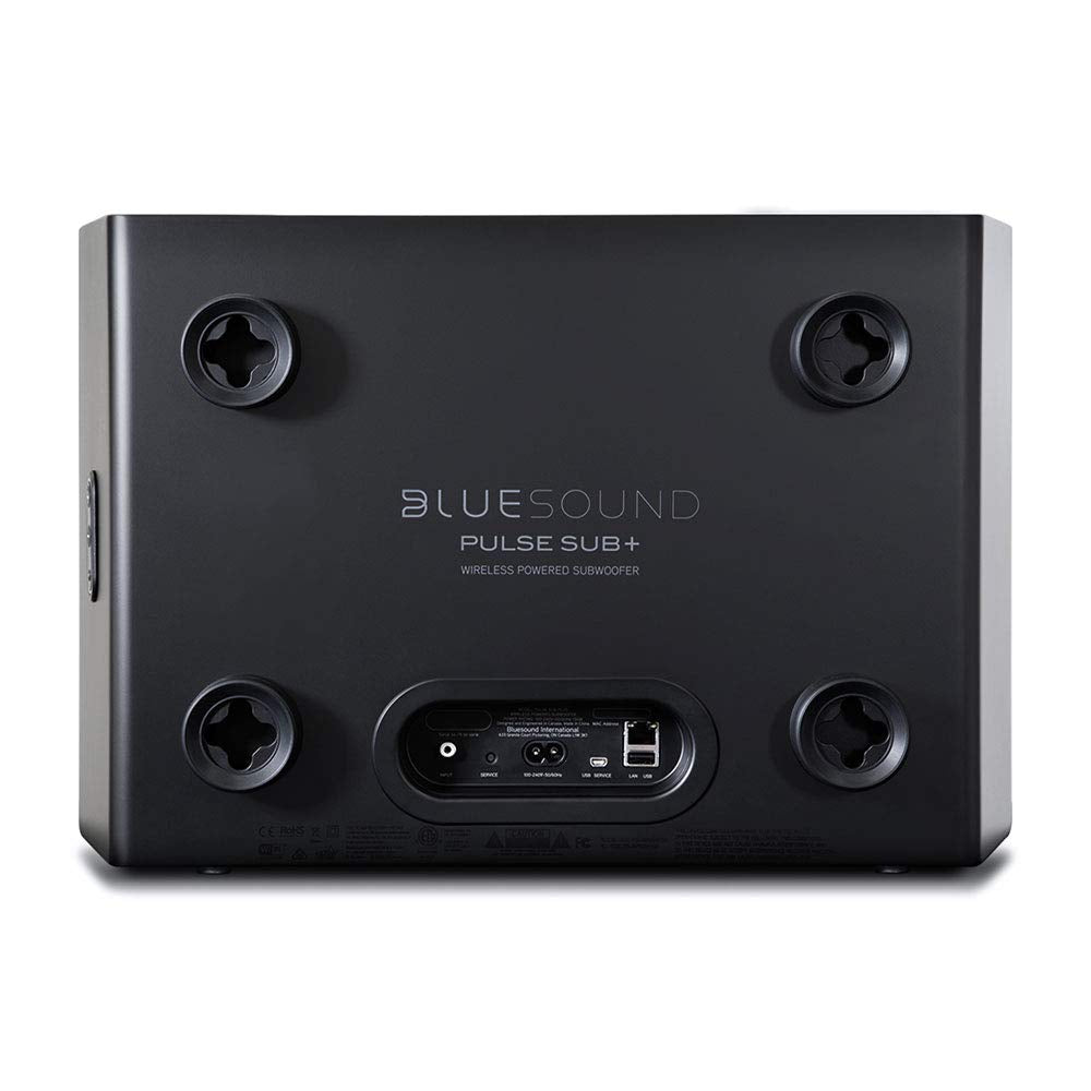 Bluesound Pulse Sub+ Wireless Powered Subwoofer   Black