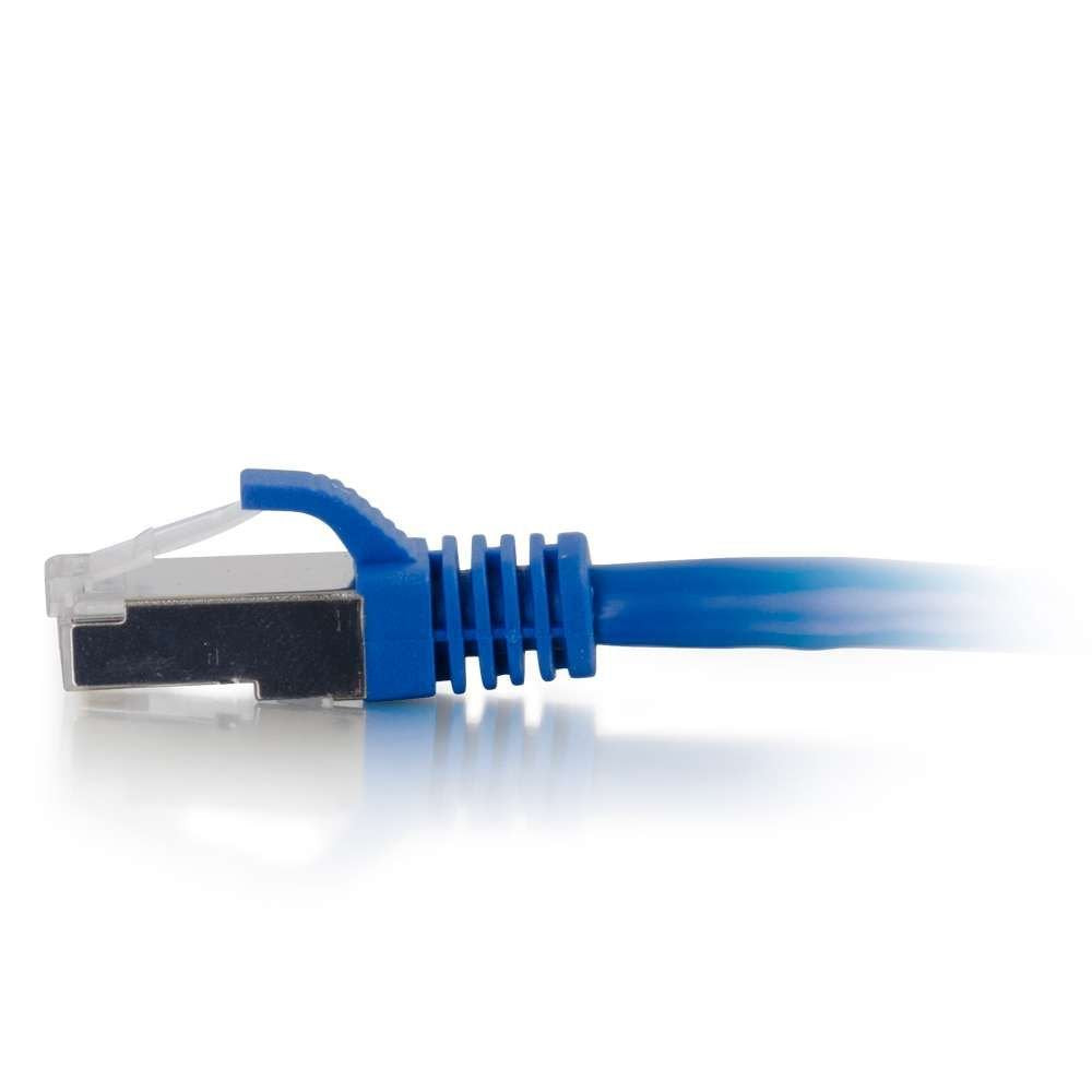 C2G 7' Cat5E Molded Shielded Network Patch Cable, Blue