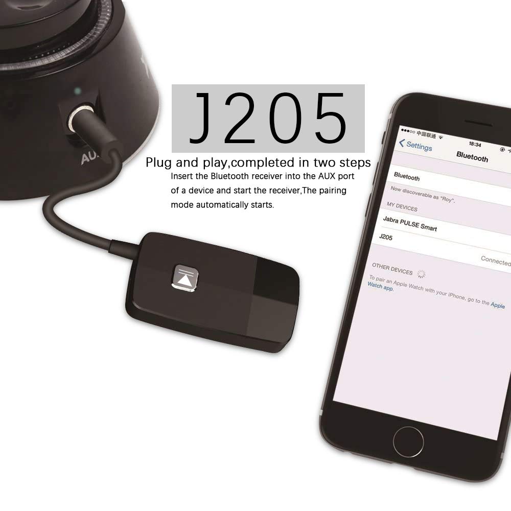 Idigmall Advanced Bluetooth 5.3 Receiver For Home Stereo Hifi Music Streaming,Mini Wireless Audio Adapter For Car Speaker With 3