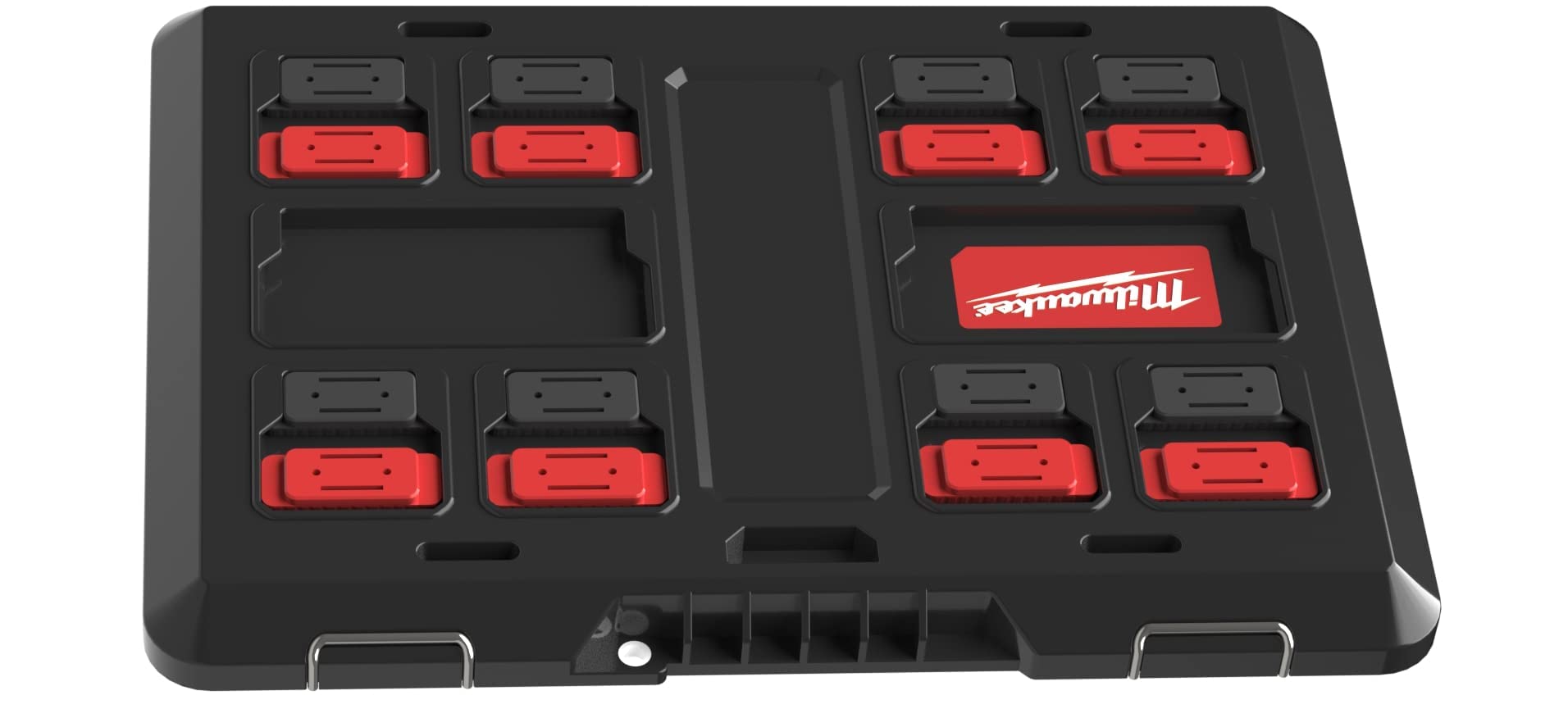 Nyvoozy Feet Mounting System, Mounting Feet For Milwaukee Packout, Mounting Feet For Milwaukee Packout System (10, Red)