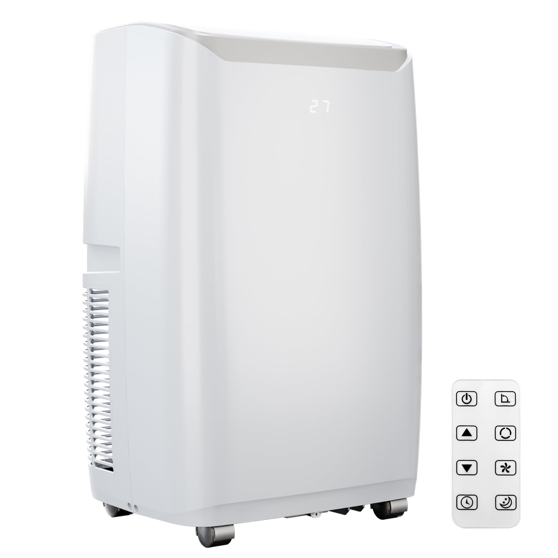 12000 BTU Portable Air Conditioner Cools up to 550 Sq.Ft, 3-in-1 Quiet Portable AC Unit with Remote Control & Installation Kits 