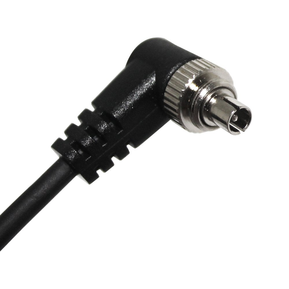 3.5 Mm Male Flash Pc Sync Cable, Yucool 2 Pack 14 Inch Coiled Cord With Screw Lock Suitable For Nikon, Canon, And Most Dslr Came