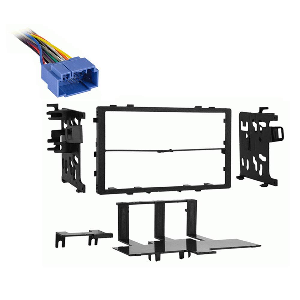 Harmony Audio Compatible With Honda Civic 1999 2000 Double Din Stereo Harness Radio Install Dash Kit Package