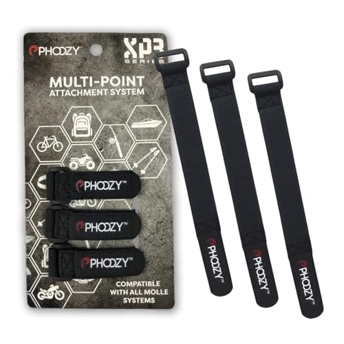 Phoozy Accessory Straps (3 Pack) For Quick Attachment Of Xp3 Series To Backpacks, Bikes, Boats And Any Gear