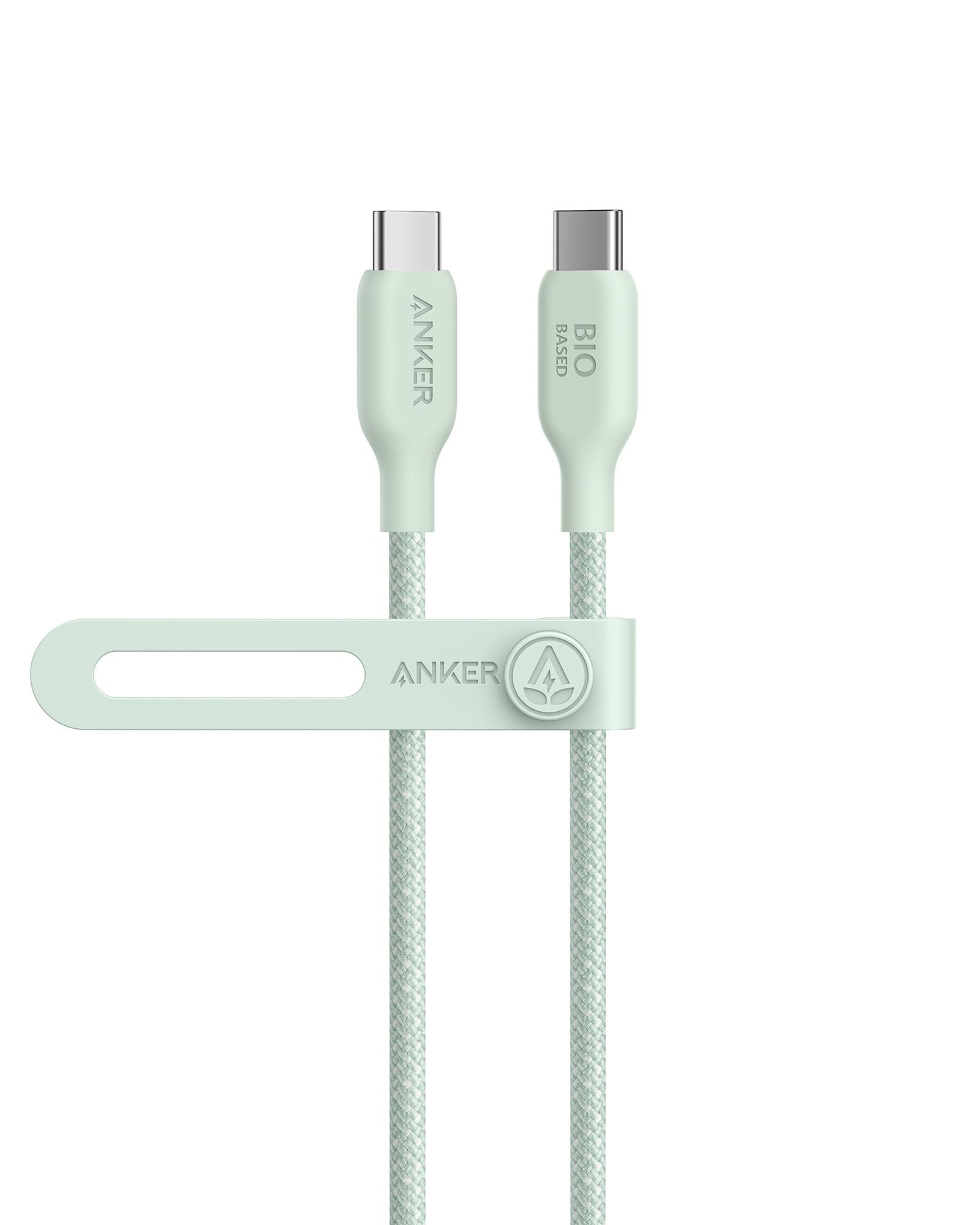 Anker Usb C To Usb C Cable (240W, 3 Ft), Bio Braided Charger Cable, Fast Charge For Iphone 15/15 Pro, Macbook Pro 2020, Ipad Pro