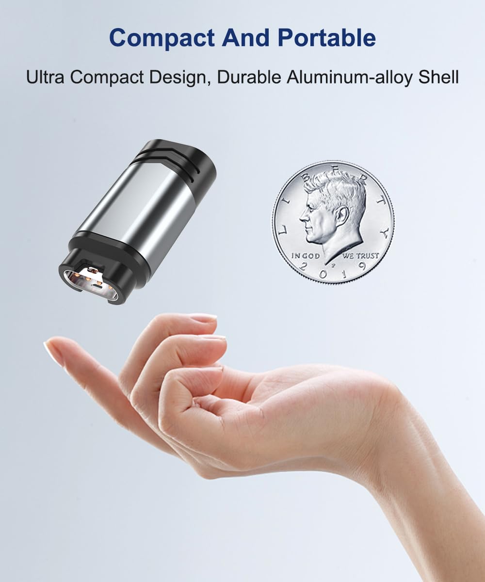 Ruxely Garmin Watch Charger Adapter 3Pack,Usb C To Garmin Cable Converter For Fenix 8/7 7X/S 6 6X Solar,Vivoactive 5 4 4S,Forerunner 965/955/265/255/55,Instinct 2X,Venu 3S/2S/Sq,Tactix,Epix Pro Gen 2