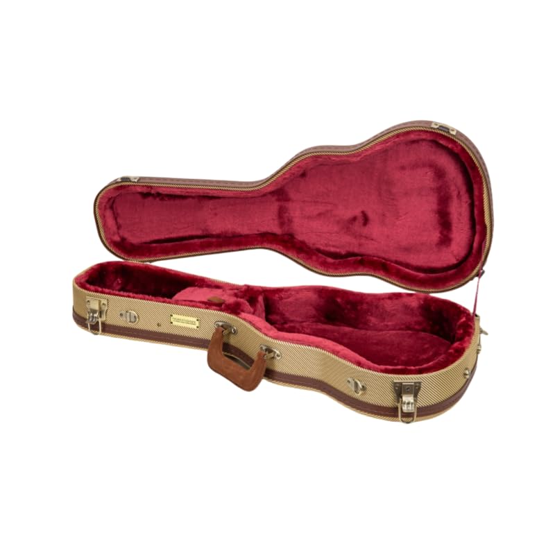 Crossrock Master Series Tenor Ukulele Case For 27 Large Body | Classic Fabric Tweed Exterior, Re-Engineered Shell, Backpack St