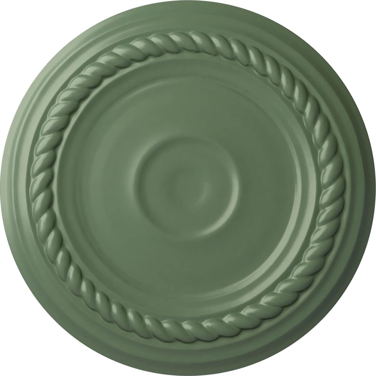 Ekena Millwork Small Alexandria Ceiling Medallion, Athenian Green