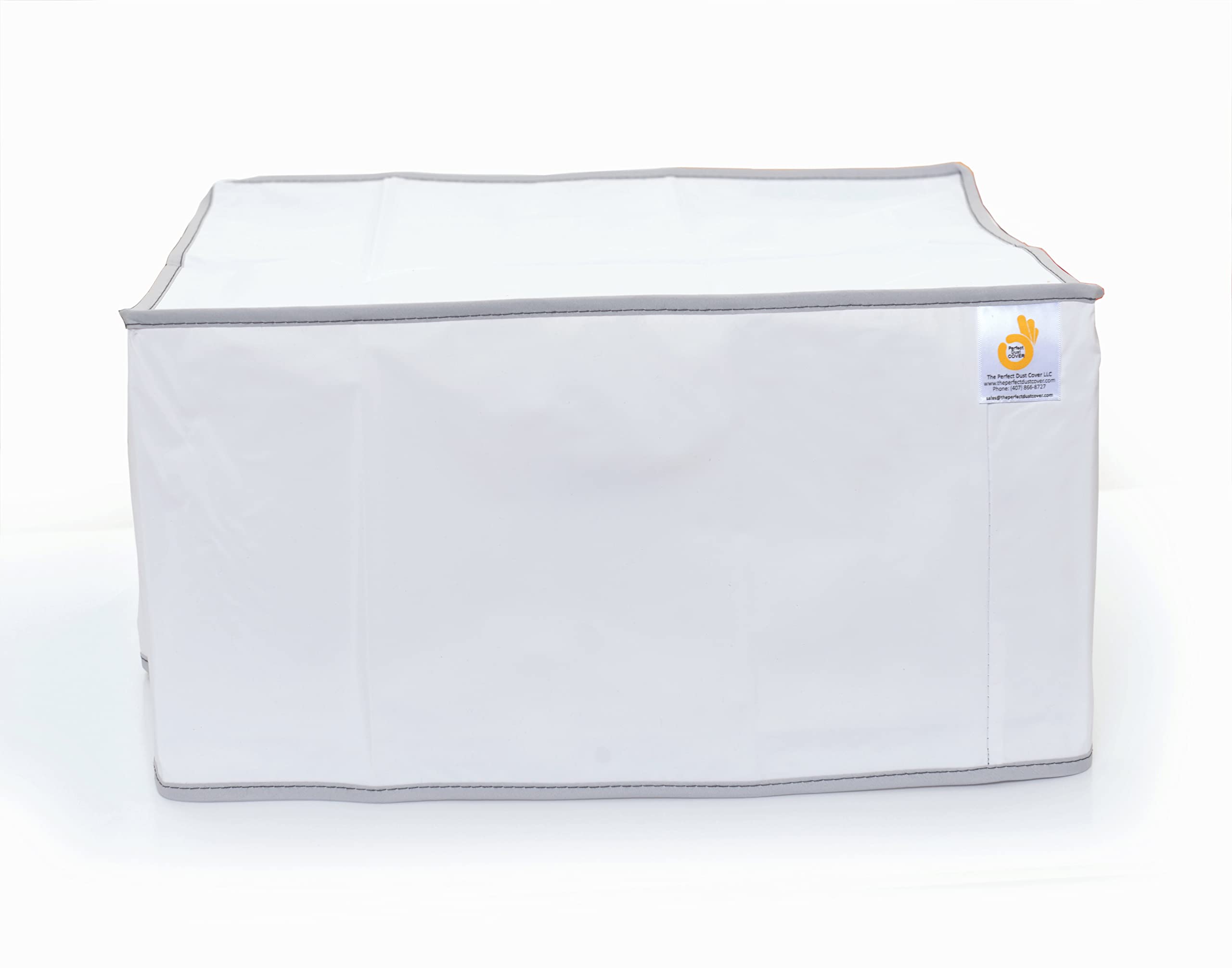The Perfect Dust Cover Llc White Vinyl Cover Compatible With M283Fdw, Hp Laserjet Pro M283Cdw And Hp Laserjet Pro M281Fdw Color