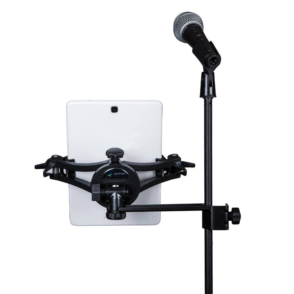 Airturn Manos Universal Tablet And Phone Holder With Side Mount Clamp (Microphone And Mic Stand Not Included)