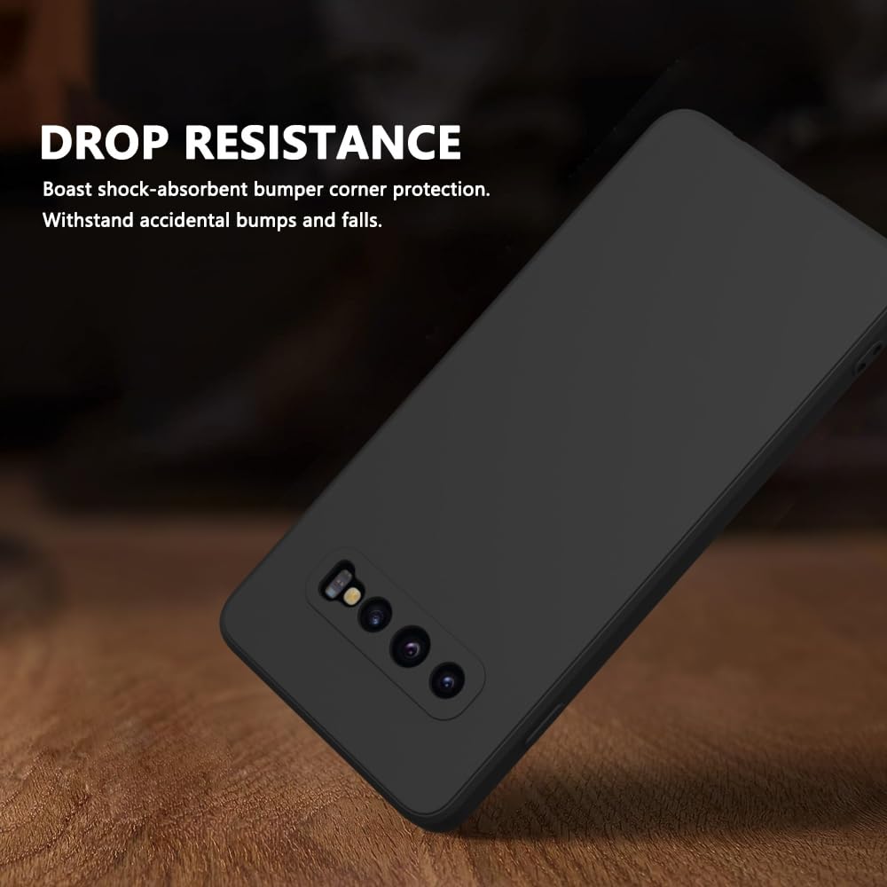 Wogroo For Samsung Galaxy S10 Case Black, Scratch Resistant With Soft Touch, Slim Thin Phone Cover For Samsung Galaxy S10